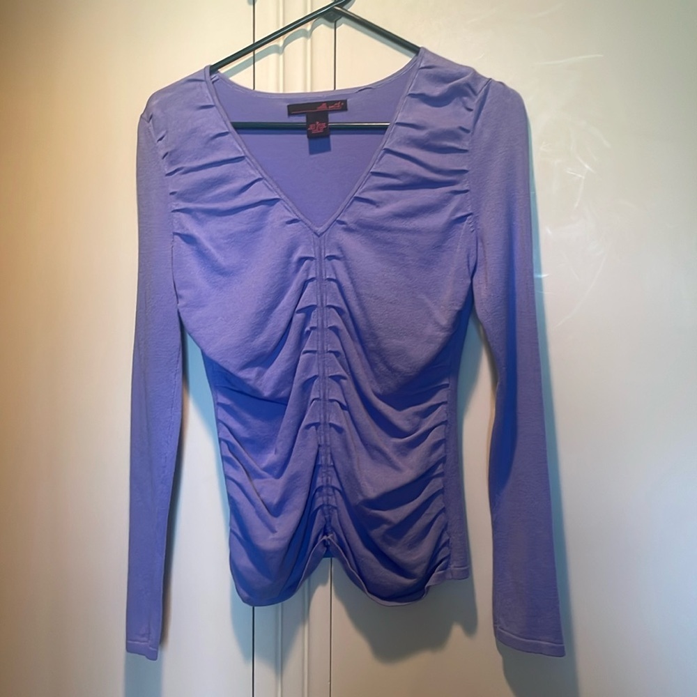Willi Smith Purple Long Sleeve